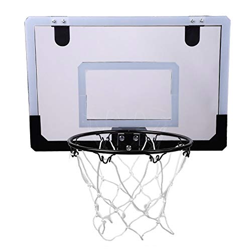 Basketballkorb-Set für den Innenbereich, Mini-Basketballreifen für Kinder, Wandtür, Spielzeug-Set für Kinder, professionelles Mini-Schlafzimmer, Hula-Hoop-Reifen von SUPYINI