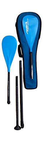 Sport Vibrations® 4-teiliges SUP Paddel CarbonComp 8'0" inkl. 2.Paddelblatt mit Kajakfunktion mit Paddel Bag/Tasche von SUPwave