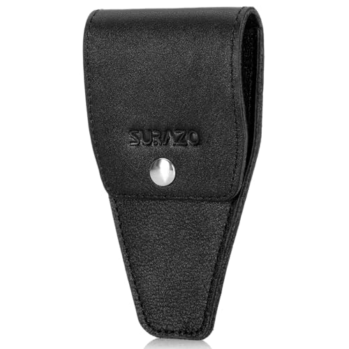 SURAZO Leder Etui für Maniküre Zubehör – Handgefertigt aus hochwertigem Echtleder mit Velour-Innenfutter – Stilvolles Etui für Schere, Nagelknipser, Feile – Schwarz – Kompakt und praktisch SURAZO Leder Etui für Maniküre Zubehör – Handgefertigt aus hochwertigem Echtleder mit Velour-Innenfutter – Stilvolles Etui für Schere, Nagelknipser, Feile – Schwarz – Kompakt und praktisch von SURAZO