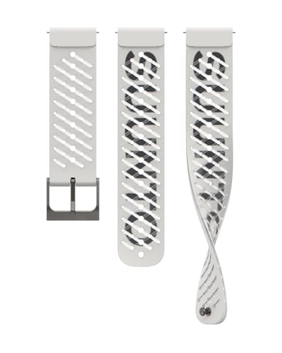 SUUNTO 22 ATH5 Silikon Armband Kompatibel Race, Vertical, 9 Peak Pro, 9 Peak, 5 Peak, Watch Strap Weiches Silikon Ersatzband 22mm Pearl White S+M SUUNTO 22 ATH5 Silikon Armband Kompatibel Race, Vertical, 9 Peak Pro, 9 Peak, 5 Peak, Watch Strap Weiches Silikon Ersatzband 22mm Pearl White S+M von SUUNTO