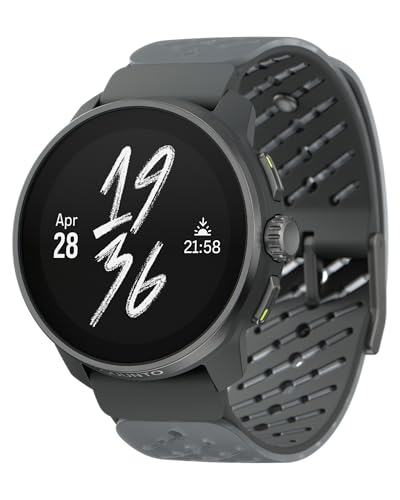 SUUNTO Race S Laufuhr mit AMOLED Touchscreen, Zweifrequenz GPS Sportuhr, Krone & Tastenbedienung, HRV & Schlafverfolgung, KI-basierter Trainingsplan, Kostenlose Offline-Karten, 50m Wasserdicht SUUNTO Race S Laufuhr mit AMOLED Touchscreen, Zweifrequenz GPS Sportuhr, Krone & Tastenbedienung, HRV & Schlafverfolgung, KI-basierter Trainingsplan, Kostenlose Offline-Karten, 50m Wasserdicht von SUUNTO