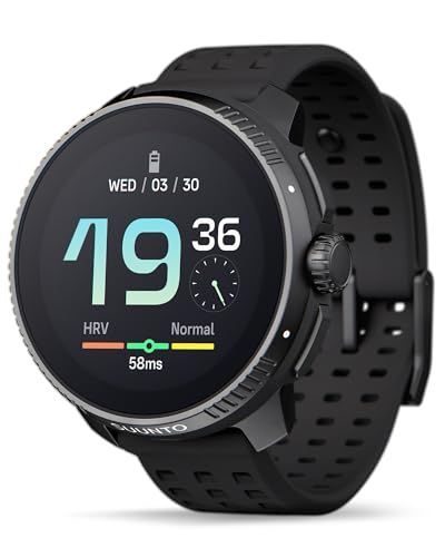 SUUNTO Race Sportuhr - Outdoor Smartwatch, 1,43" Helles AMOLED Display mit Saphirglas, Bequeme Uhrenkrone & Tasten Bedienung, Präzise Zweifrequenz GPS, Lange Akkulaufzeit, 100m Wasserdicht von SUUNTO