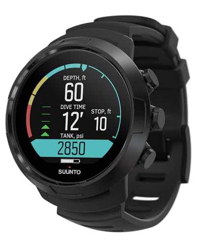 SUUNTO D5 Tauchcomputer mit Farbdisplay, 100m Wasserdicht, Alarmfunktion, Stoppuhr, Wetterinformationen, Kompass und einer Akkulaufzeit von bis zu 12 Stunden im Tauchmodus SUUNTO D5 Tauchcomputer mit Farbdisplay, 100m Wasserdicht, Alarmfunktion, Stoppuhr, Wetterinformationen, Kompass und einer Akkulaufzeit von bis zu 12 Stunden im Tauchmodus von SUUNTO