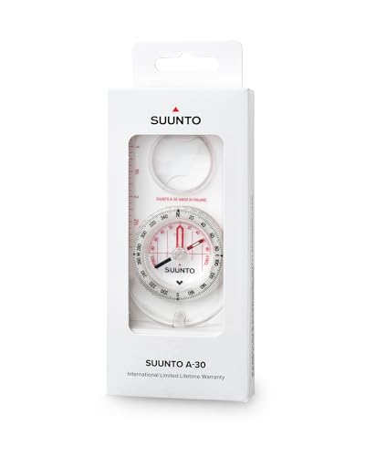 Suunto Kompass A-30 NH USGS, Nördliche Hemisphäre, Imperiale Skala, SS012100013, Weiß Suunto Kompass A-30 NH USGS, Nördliche Hemisphäre, Imperiale Skala, SS012100013, Weiß von SUUNTO