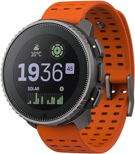 SUUNTO Vertical Abenteuer Uhr - GPS Smartwatch, Mit Solarladung Akkulaufzeit bis zu 65 Tagen, Militärgeprüftes Gehäuse, 100m Wasserdichtigkeit, Hergestellt in Finland mit 100% Erneuerbaren Energien von SUUNTO