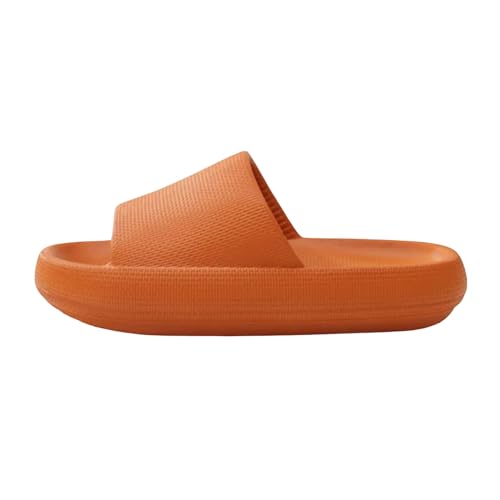 SUYHKO Sommerhausschuhe Männer Plattform Schuhe Eva Weich-Orange-37-38 Innensohle 24 cm von SUYHKO