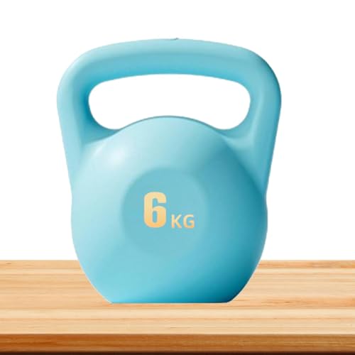 SVCEQZE 6 kg Fitness-Glocke, weiche Kugelglocke für Krafttraining, weiche Kugelglocke mit breitem Griff für Workouts Männer und Frauen, Fitnessübungen, Krafttraining, Kugelhantel, Gewichte, von SVCEQZE