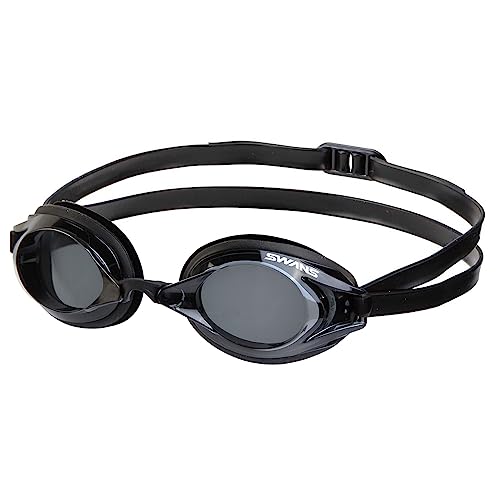 SWANS SR-2NEVOP optische Schwimmbrille mit Sehstärke für Kurzsichtige getönt, Sehstärke:-5.5, Farbe:smoke black (SMBK) von SWANS