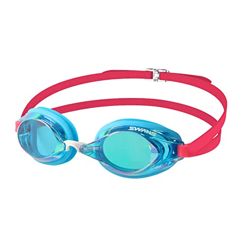 SWANS verspiegelte Schwimmbrille SR-2MEV, Farbe:Sky Blue and Ruby (SBRU) von SWANS