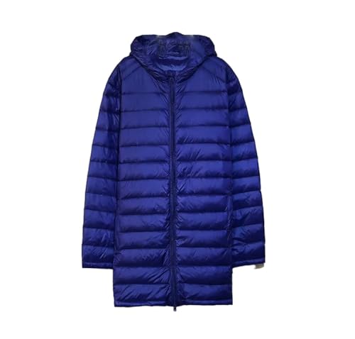 Herren Daunenjacke - Große Größe Winter Lange Daunenjacke Herren Federparka Herren Ultraleichte Daunenjacke Herren Leichte Warme Pufferjacken,Navy,7XL von SWEPER