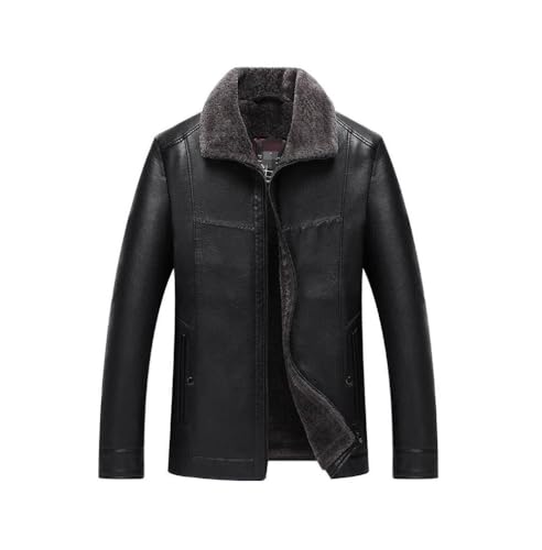 Herren Lederjacke - Mode Herren Lederjacke Herbst Einfaches Revers Schlanke Einfarbige Lederjacke Lässige Herrenjacke S-5Xl,Schwarz,L Herren Lederjacke - Mode Herren Lederjacke Herbst Einfaches Revers Schlanke Einfarbige Lederjacke Lässige Herrenjacke S-5Xl,Schwarz,L von SWEPER