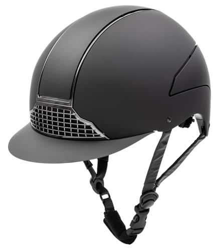 SWING H24 Reithelm Chrome, schwarz matt, 55-57 cm SWING H24 Reithelm Chrome, schwarz matt, 55-57 cm von SWING
