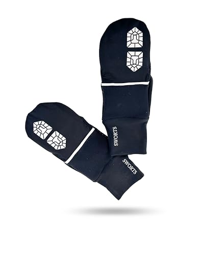 SWORTS Running Gloves I Winter Laufhandschuhe mit Fleece & Waterproof Schutzkappe I Für Damen und Herren von SWORTS