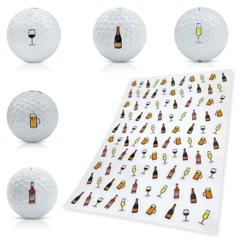 SWVL Sports Boozy Golfball-Aufkleber SWVL Sports Boozy Golfball-Aufkleber von SWVL Sports