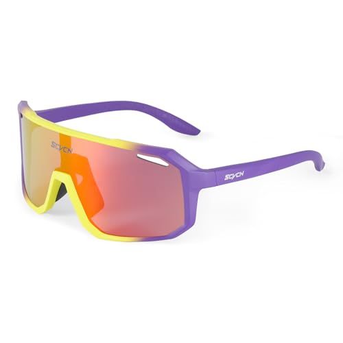 SWZEC 360Grad Fitness 360° Sonnenbrille Schnell (Lila/Orange) von SWZEC