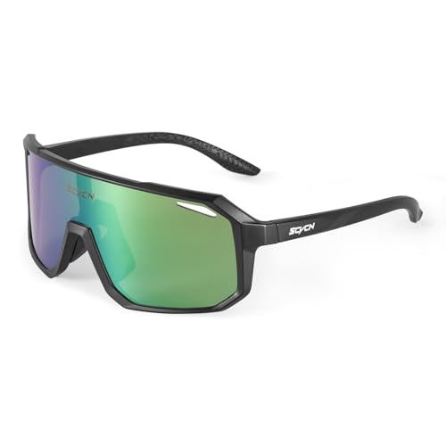 SWZEC 360Grad Fitness 360° Sonnenbrille Schnell (Schwarz/Grün) von SWZEC