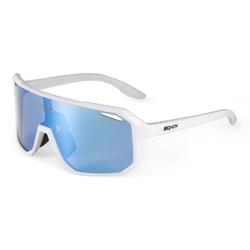 SWZEC 360Grad Fitness 360° Sonnenbrille Schnell (Weiß/Blau) von SWZEC