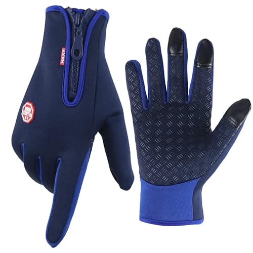 SWZEC Thermo FROSTFIT - Thermo Handschuhe perfekt für jedes Abenteuer (Gletscher-Blau,L) von SWZEC