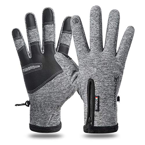 SWZEC Thermo-Handschuhe Wasserdicht - Magulo (Grau,L) von SWZEC