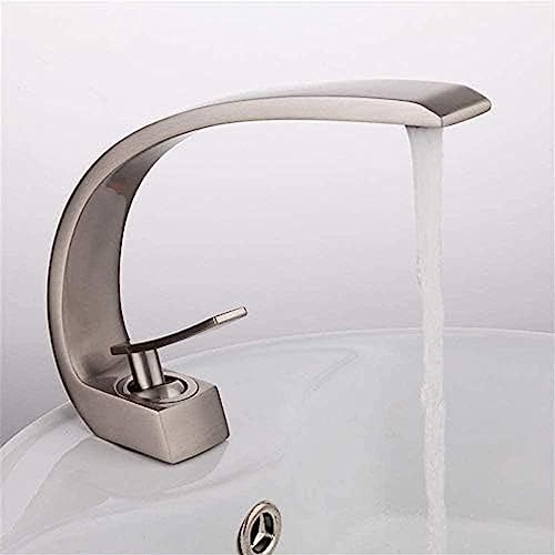 Küchenarmaturen, Küchenarmatur, Küchenarmatur, moderner Waschbecken-Wasserhahn, Messing aus Chrom, Wasserhahn-Bürste, Nickel, Waschbecken-Mischer, Waschtisch-Wasserhahn, Warm- und Kaltwasserhahn, von SXSWCH