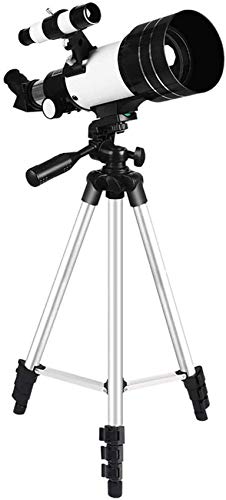 Teleskop Einsteiger-Astronomisches Teleskop für Kinder, Reflektorteleskop für Anfänger, optische HD-Linse, tragbares Teleskop mit Rucksack und Stativ (Farbe: Paket 4) (Paket 2 Teleskop von SXSWCH