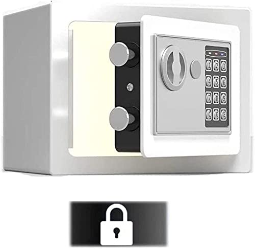 Tresor Safe Tresor Kleiner Tresor Bürotresore Haushaltsschließfach Dokumente Offizielle Siegel Strongbox Smart Home Tresor, Schwarzer Tresor von SXSWCH