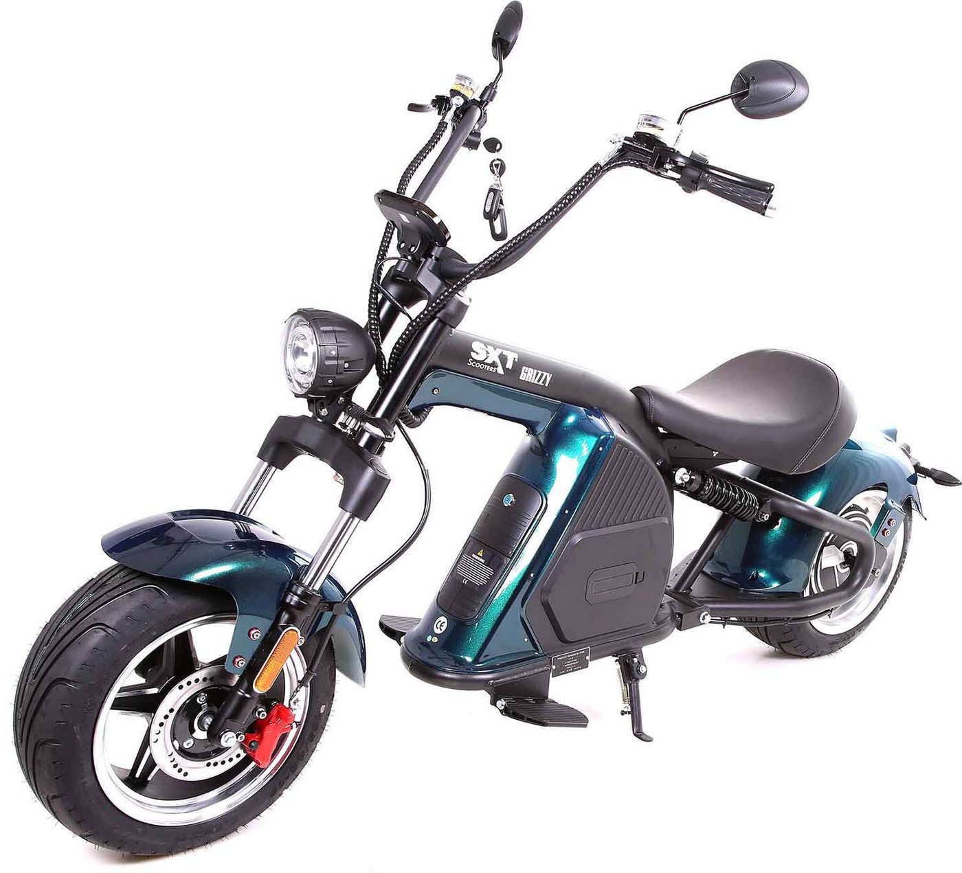 SXT Scooters E-Motorroller SXT Grizzy, 2700 W, 45 km/h, bis zu 70 km Reichweite, mit Straßenzulassung und integr. Alarmanlage SXT Scooters E-Motorroller SXT Grizzy, 2700 W, 45 km/h, bis zu 70 km Reichweite, mit Straßenzulassung und integr. Alarmanlage von SXT Scooters
