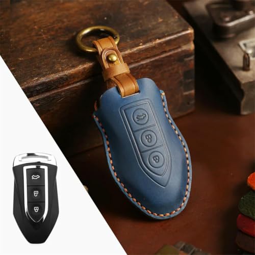 SXYJHSMYXGS Leder Auto Smart Key Case Schlüsselanhänger Abdeckung Tasche Shell für Zotye T600 T700 SR7 SR9 Z700 Z500 Auto Schlüsselanhänger Zubehör von SXYJHSMYXGS