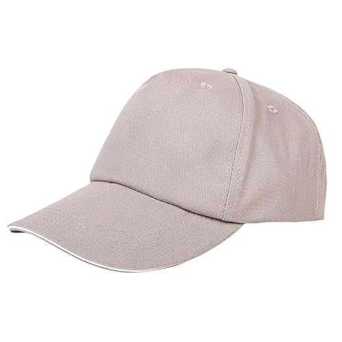 SYLDMKJ Trucker Cap Herren Gebogene Sonne Hut Klassische Outdoor Staubdes Baseballkappe Feste Farbe Mode Verstellbare Freizeitkappen-Mittelgrau-Eine Größe von SYLDMKJ