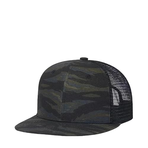 SYLDMKJ Trucker Cap Herren Mesh Kappe Baumwolle Hüte Flach Trucker Kappen Frühling Sommer Männer Frauen Baseball Cap Sonnenhüte-Tarnung 2 von SYLDMKJ