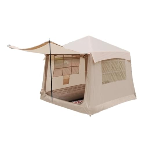 Zelt Outdoor-Camping 2–4 Personen Aufblasbares Zelt Baut Bequem 4,8 Flache Campingzelt-Campingausrüstung Familienzelt Abnehmbar von SYLGXH