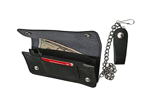 SZCO Supplies Biker-Geldbörse, groß, 20,3 x 9,5 cm, Schwarz SZCO Supplies Biker-Geldbörse, groß, 20,3 x 9,5 cm, Schwarz von SZCO