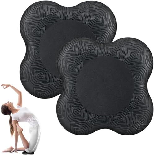 2 Stücke Kniekissen Yoga, yoga zubehör,rutschfest Knieschoner Matte Set Verschleißfesteschützt die Knie, Hände, Handgelenke und Ellbogen,Schwarz 2 Stücke Kniekissen Yoga, yoga zubehör,rutschfest Knieschoner Matte Set Verschleißfesteschützt die Knie, Hände, Handgelenke und Ellbogen,Schwarz von SZKKQKJ