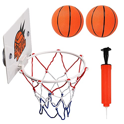 SZQIUNUBI Büro Basketball,Mini Basketballkorb Set, Mini Basketball Set,2 Stücke Bällen und 1 Stücke Inflation Pumpe für Badezimmer, Büro, Kinderzimmer(mit Saugnapf) SZQIUNUBI Büro Basketball,Mini Basketballkorb Set, Mini Basketball Set,2 Stücke Bällen und 1 Stücke Inflation Pumpe für Badezimmer, Büro, Kinderzimmer(mit Saugnapf) von SZQIUNUBI