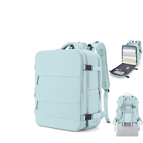 SZSYCN Groß Handgepäck Rucksack 40x20x25 Ryanair Reiserucksack Damen Handgepäck flugzeug Easyjet Handgepäck 45x36x20 Rucksack Damen mit Laptopfach Wasserdichter Tagesrucksack mit Schuhfach von SZSYCN