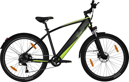 SachsenRAD E-Racing Mountainbike R8 Flex III,14.5Ah Hydraulische Bremsen 9 Gang | 27.5 Zoll MTB Bike bis 150KM Herren Damen Elektrofahrrad-Schwarz von SachsenRAD