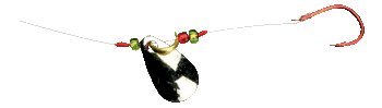 Trout Vorfach mit Trout Spin Spinnerblättchen silber, Länge 220 cm, Vorfach 0,16 mm, Haken Gr. 8 Trout Vorfach mit Trout Spin Spinnerblättchen silber, Länge 220 cm, Vorfach 0,16 mm, Haken Gr. 8 von Sänger