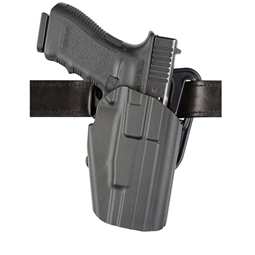 SAFARILAND 577 GLS PRO-FIT 7TS Gürtelholster mit Ausschnitt am Korn/Version 1 (38-58 mm), schwarz, Links, für z.B. Glock 19, 43, H&K VP9, P2000, P30, USP 9, Walther P99, P99Q, Sig P225, usw. von Safariland