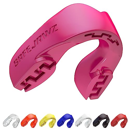 SAFEJAWZ Sport Zahnschutz Erwachsene und Kinder Sport Mundschutz Für alle Vollkontakt-Sportarten einschließlich Rugby, Kampfsport, Kickboxen, Hockey & Boxe SAFEJAWZ Sport Zahnschutz Erwachsene und Kinder Sport Mundschutz Für alle Vollkontakt-Sportarten einschließlich Rugby, Kampfsport, Kickboxen, Hockey & Boxe von SAFEJAWZ