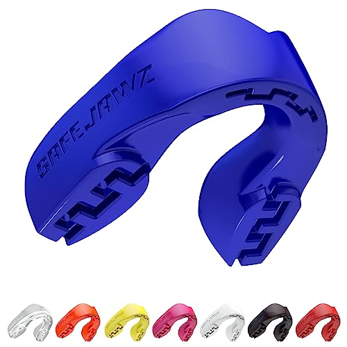 SAFEJAWZ Sport Zahnschutz Erwachsene und Kinder Sport Mundschutz Für alle Vollkontakt-Sportarten einschließlich Rugby, Kampfsport, Kickboxen, Hockey & Boxe SAFEJAWZ Sport Zahnschutz Erwachsene und Kinder Sport Mundschutz Für alle Vollkontakt-Sportarten einschließlich Rugby, Kampfsport, Kickboxen, Hockey & Boxe von SAFEJAWZ