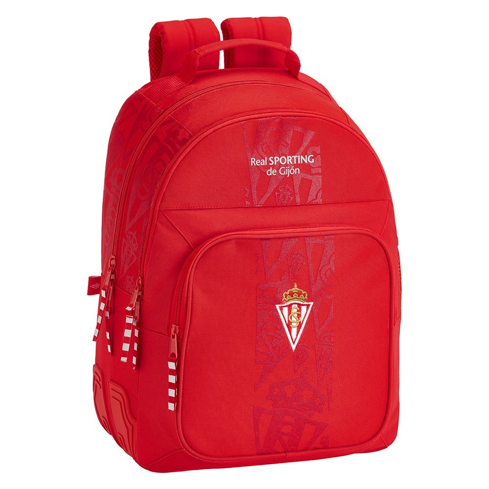 Safta Sporting Gijon Corporate Double 20.2l Backpack Rot von Safta