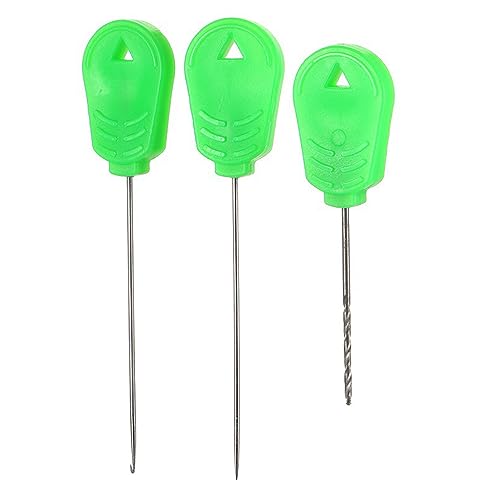 3 Stück Set B Ködernadel Bohrer Werkzeug Set, Ködernadel Angeln Boilie Nadel für Knotenbinden, Ködermachen, Hakenverbinden 3 Stück Set B Ködernadel Bohrer Werkzeug Set, Ködernadel Angeln Boilie Nadel für Knotenbinden, Ködermachen, Hakenverbinden von SagaSave