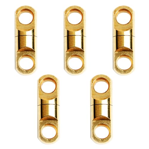 5 Stück Angeln Wirbel, 4mm Messing Heavy Duty Angeln Lager Swivels Stecker Kupfer Barrel Swivels für Salzwasser Süßwasser 5 Stück Angeln Wirbel, 4mm Messing Heavy Duty Angeln Lager Swivels Stecker Kupfer Barrel Swivels für Salzwasser Süßwasser von SagaSave