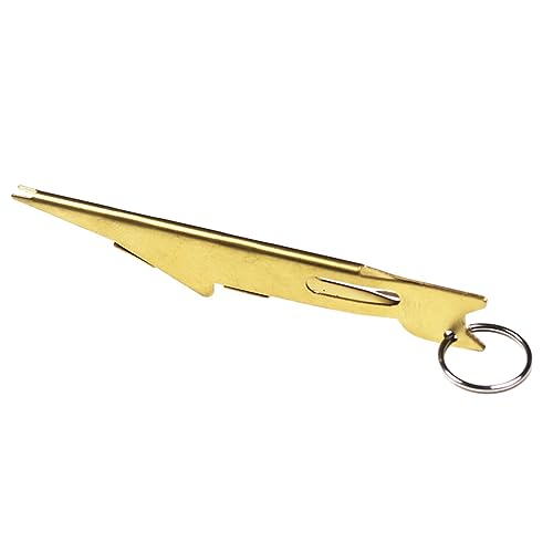 Angelknoten Bindewerkzeug, Angelschnur Schnelles Knotenbindewerkzeug Fliegenfischen Anglerzubehör Nagelknoten Bindewerkzeug für Haken, Köder und Schnur, Gold Angelknoten Bindewerkzeug, Angelschnur Schnelles Knotenbindewerkzeug Fliegenfischen Anglerzubehör Nagelknoten Bindewerkzeug für Haken, Köder und Schnur, Gold von SagaSave