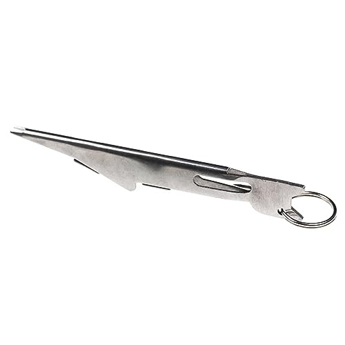 Angelknoten Bindewerkzeug, Angelschnur Schnelles Knotenbindewerkzeug Fliegenfischen Anglerzubehör Nagelknoten Bindewerkzeug für Haken, Köder und Schnur, Silber Angelknoten Bindewerkzeug, Angelschnur Schnelles Knotenbindewerkzeug Fliegenfischen Anglerzubehör Nagelknoten Bindewerkzeug für Haken, Köder und Schnur, Silber von SagaSave