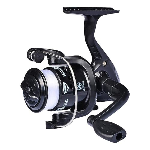 Angelrolle, 5,1:1 Übersetzungsverhältnis Spinning-Rollen für das Süßwasser- und Salzwasserfischen - Silber Angelrolle, 5,1:1 Übersetzungsverhältnis Spinning-Rollen für das Süßwasser- und Salzwasserfischen - Silber von SagaSave