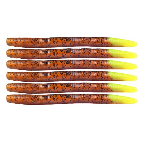 Regenwurmköder, 6 Stück Süßwasser-Angelköder, weiche Angelwürmer, Barsch-Angelwürmer, weiche Köder, Shad-Angelköder, Fischgeruch-Angelköder, Regenwurmköder (D Regenwurmköder, 6 Stück Süßwasser-Angelköder, weiche Angelwürmer, Barsch-Angelwürmer, weiche Köder, Shad-Angelköder, Fischgeruch-Angelköder, Regenwurmköder (D von SagaSave