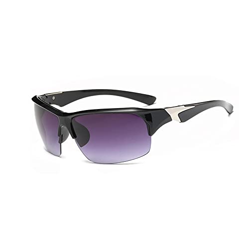 SagaSave Fahrradbrille, Stylische UV400 Outdoor-Sport-Schutzbrille, Sonnenbrille für Damen und Herren (lila) von SagaSave