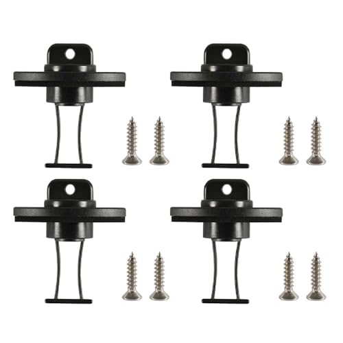 SagaSave Kajak-Ablaufstopfen-Set, 4 Stück, universeller Bootsstopfen, Bootsablaufstopfen, mit Schrauben, Bootsablauflöcher, Stopfen für Schlauchboot, Kajak, Kanus, Boot von SagaSave