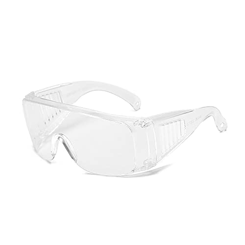 Sicherheits-Überbrille, UV-beständige Schutzbrille für Bau, Outdoor und Labor (transparent) von SagaSave